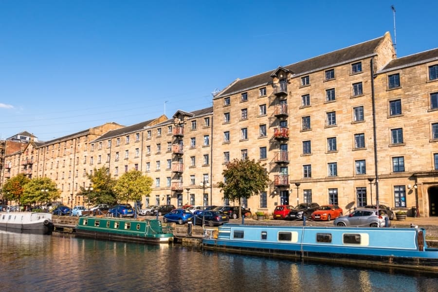 Speirs Wharf, Glasgow canal